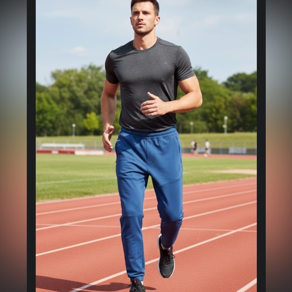 Spyder Men's Blue Joggers NWT size large ProW=B